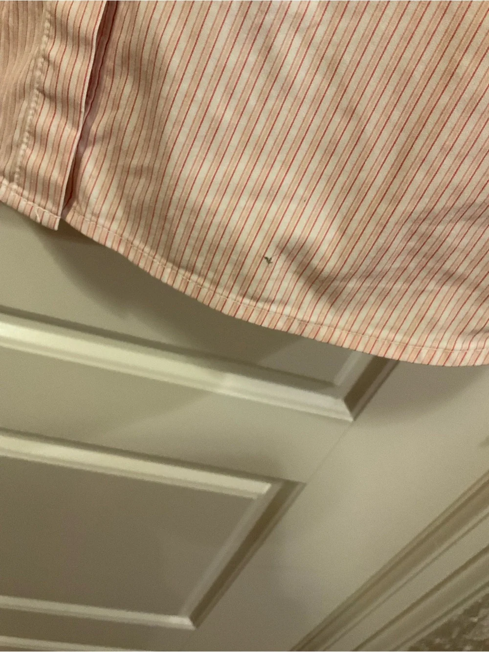 Lafayette 148 New York Coral Striped Button Down - S - Picture 6 of 9